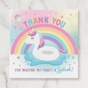 Etiquetas Para Lembrancinhas Obrigado da festa de aniversário da piscina do