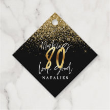 Obrigado de aniversário de 80 de tipografia modern