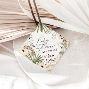 Etiquetas Para Lembrancinhas obrigado de chá de fraldas, folhagem de erva dos p