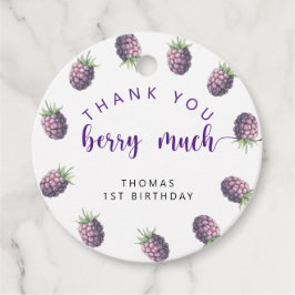 Etiquetas Para Lembrancinhas Obrigado de festa de aniversário de Blackberry