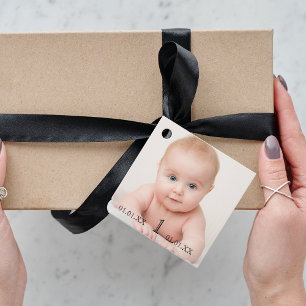 Etiquetas Para Lembrancinhas Obrigado de fotos de bebê da festa do primeiro ani