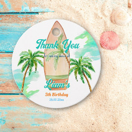 Etiquetas Para Lembrancinhas Obrigado de surfe você favorece o mar de praia no 