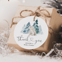 Etiquetas Para Lembrancinhas Obrigado de urso polar