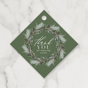 Etiquetas Para Lembrancinhas obrigado do chá de fraldas moderno, elegante e bo