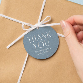 Etiquetas Para Lembrancinhas obrigado do chá de fraldas você chambray azul