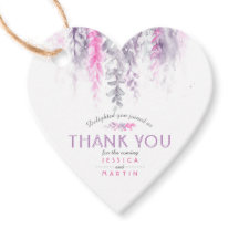 Obrigado floral evento de casamento cor-de-rosa ín