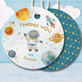 Etiquetas Para Lembrancinhas Obrigado pelo Aniversário do Astronauta Espacial