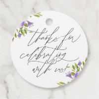 Obrigado Por Celebrar Conosco Purple Floral