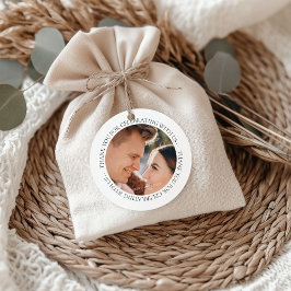 Etiquetas Para Lembrancinhas Obrigado por Celebrar nossa Foto