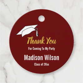 Etiquetas Para Lembrancinhas Obrigado Por Ter Vindo A Formatação Dourada Vermel