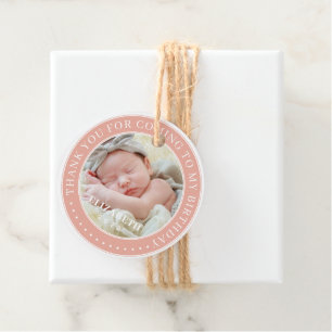 Etiquetas Para Lembrancinhas Obrigado Por Vir À Minha Foto Moderna De Aniversár