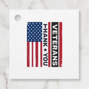 Etiquetas Para Lembrancinhas Obrigado Veteranos Design de Vetor de Bandeira Ang