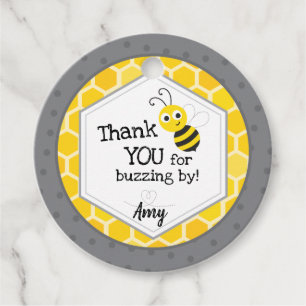 Etiquetas Para Lembrancinhas Obrigado zumbindo perto - Bumble a abelha