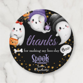 Etiquetas Para Lembrancinhas Obrigados para o Fazer Meu Spooktacular Boo-Day