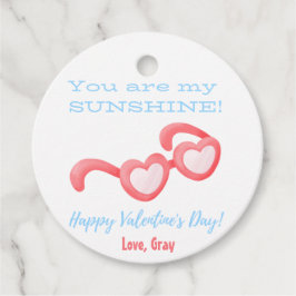 Etiquetas Para Lembrancinhas Óculos de coração Dias de os namorados Crianças Dã