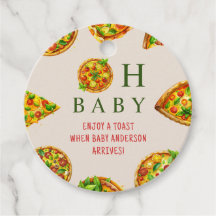 Oh Baby Pizza Tomates Olivia Chá de fraldas Verde