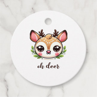 Etiquetas Para Lembrancinhas Oh Deer Cute Deer Minimal Design