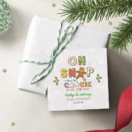 Etiquetas Para Lembrancinhas Oh, Snap! Chá de fraldas de Cookie Gingerbird