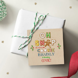 Etiquetas Para Lembrancinhas Oh, Snap! Gingercake Cookie Qualquer Idade Anivers