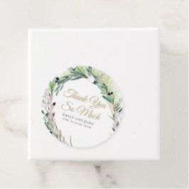 Etiquetas Para Lembrancinhas Olive Leaf/Script/names/message/casamento obrigado