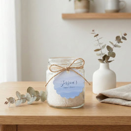 Etiquetas Para Lembrancinhas Ombre Gradient Dip Dye Blue Bridal Shower