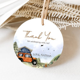 Etiquetas Para Lembrancinhas One Happy Camper Camping Boy Birthday