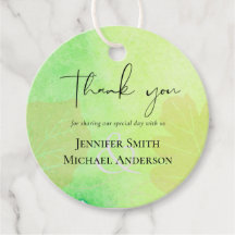 Orçamento de Casamento LeahG Aquarela Verde Azul T