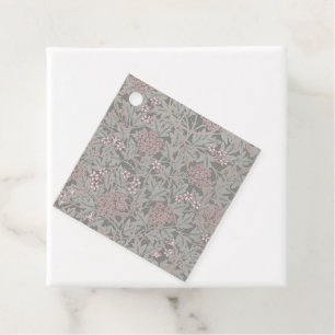 Etiquetas Para Lembrancinhas Padrão de Flor de Jasmim de William Morris