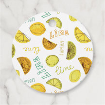 Padrão de Frutas Zesty de Limão e Lima