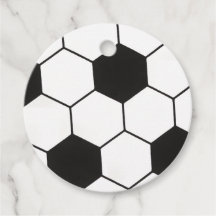 Padrão Geométrico de Bola de Futebol Preto e Branc