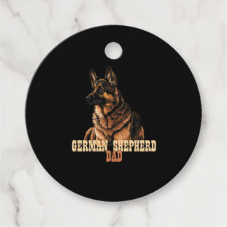 Etiquetas Para Lembrancinhas Pai do german shepherd, Pai do proprietário GSD