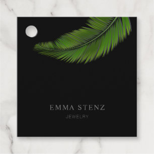 Etiquetas Para Lembrancinhas Palm Tropical Leaf Jewelry