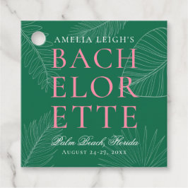 Etiquetas Para Lembrancinhas Palmeira tropical colorida moderna deixa soleira