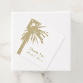 Etiquetas Para Lembrancinhas Palmeira Tropical Destino de casamento