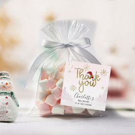 Etiquetas Para Lembrancinhas Papais noeis Bebê Natal Chá de fraldas Obrigado