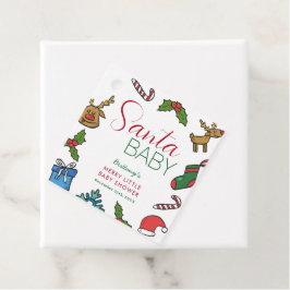 Etiquetas Para Lembrancinhas Papais noeis Bebê Natal Gênero Chá de fraldas neut