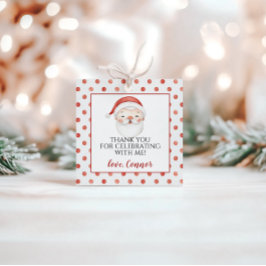 Etiquetas Para Lembrancinhas Papais noeis de Natal Primeiro Aniversário Favorec