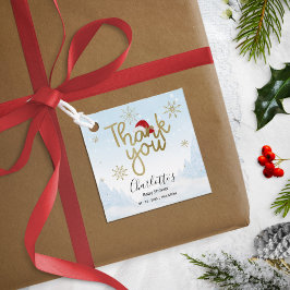 Etiquetas Para Lembrancinhas Papais noeis Natal Chá de fraldas de inverno Obrig