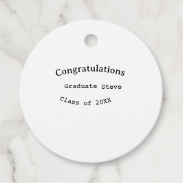 Etiquetas Para Lembrancinhas Parabéns graduado nome turma de 20XX tipo w