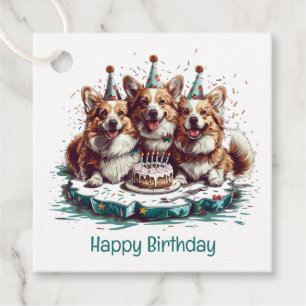 Etiquetas Para Lembrancinhas Parabéns Pembroke Welsh Corgi Dogs