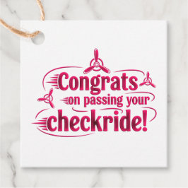 Etiquetas Para Lembrancinhas Parabéns por ter passado o cheque!