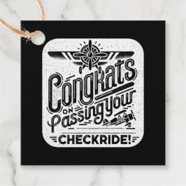 Etiquetas Para Lembrancinhas Parabéns por ter passado o cheque!