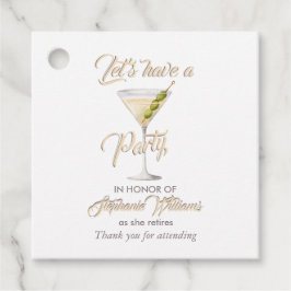 Etiquetas Para Lembrancinhas Partido Cocktail de Verão Reformado por Mulheres