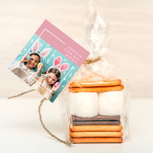 Páscoa Feliz e Rosa Moderno | Presente de Foto