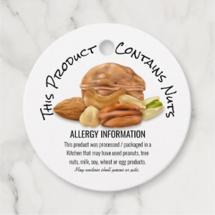 Etiquetas Para Lembrancinhas Peanut Nut Alergia Medicamento