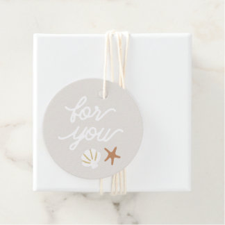 Etiquetas Para Lembrancinhas Peixe-Estrelo Seashell Beach A Favor