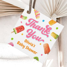 Peixe pronto para o Chá de fraldas Pop Obrigado