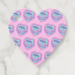 Etiquetas Para Lembrancinhas Peixes Zodiac Coquette Heart Cake
