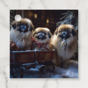 Etiquetas Para Lembrancinhas Pekingese Christmas Fesason Season