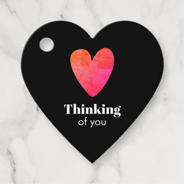 Etiquetas Para Lembrancinhas Pensando em você (Frente)